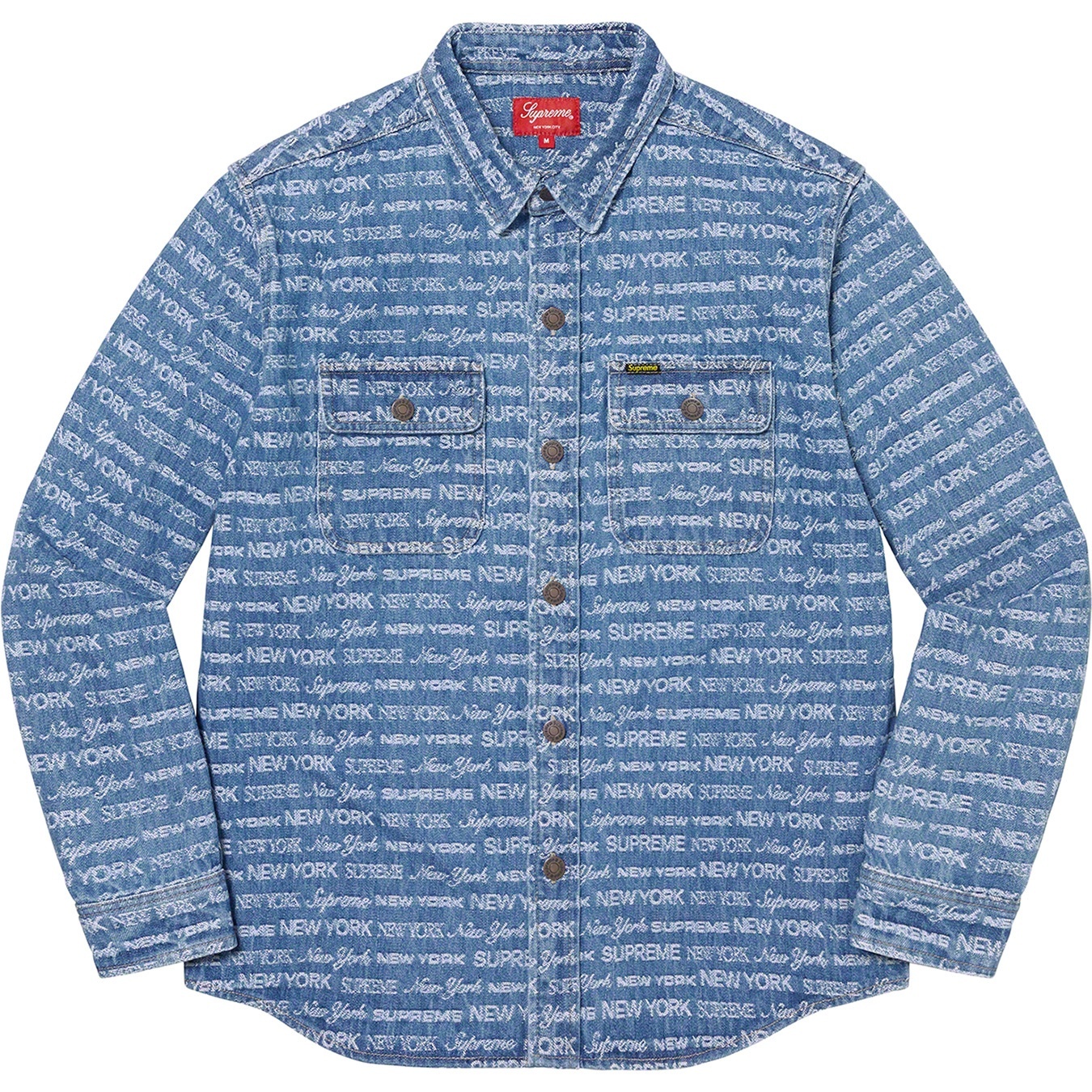 Multi Type Jacquard Denim Shirt view 3